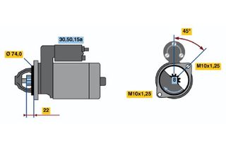 BOSCH ΜΙΖΑ MAZDA BOSCH 0986012861