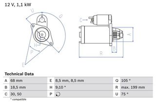 BOSCH BX ΜΙΖΑ OPEL BOSCH 0 986 020 870