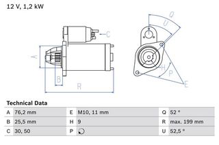 BOSCH BX ΜΙΖΑ BMW BOSCH 0 986 020 890