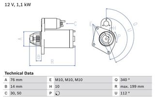 BOSCH BX ΜΙΖΑ FORD BOSCH 0 986 020 900