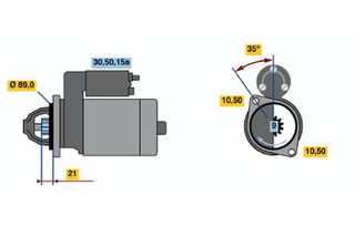BOSCH BX ΜΙΖΑ SAAB BOSCH 0986013160