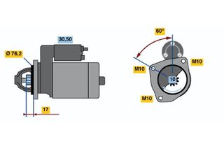 BOSCH ΜΙΖΑ FORD BOSCH 0986013280