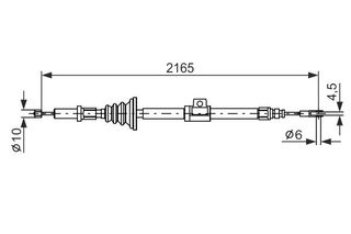 BOSCH ΝΤΙΖΑ ΧΕΙΡΟΦΡΕΝΟΥ BOSCH 1 987 482 105