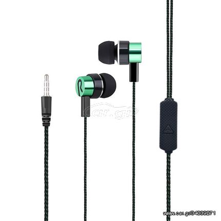 Ακουστικά HandsFree JL-026 σε Πράσινο χρώμα 10329