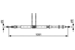BOSCH ΝΤΙΖΑ ΧΕΙΡΟΦΡΕΝΟΥ RENAULT BOSCH 1 987 477 649