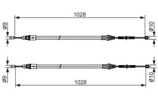 BOSCH ΝΤΙΖΑ ΧΕΙΡΟΦΡΕΝΟΥ SMART BOSCH 1 987 482 423