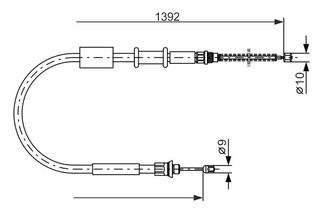 BOSCH ΝΤΙΖΑ ΧΕΙΡΟΦΡΕΝΟΥ LANCIA BOSCH 1 987 477 656