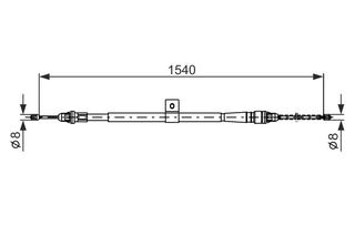 BOSCH ΝΤΙΖΑ ΧΕΙΡΟΦΡΕΝΟΥ BOSCH 1 987 477 992