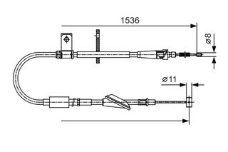 BOSCH ΝΤΙΖΑ ΧΕΙΡΟΦΡΕΝΟΥ BOSCH 1 987 482 137