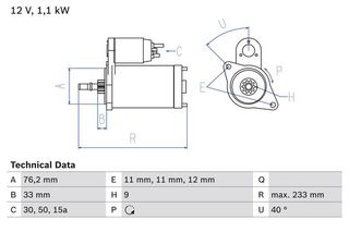 BOSCH BX ΜΙΖΑ VAG BOSCH 0 986 018 200