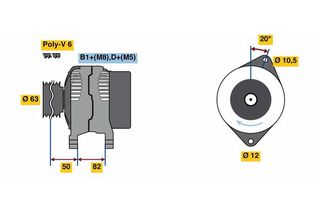 BOSCH BX ΔΥΝΑΜΟ FIAT BOSCH 0986049420