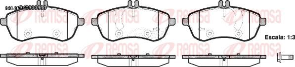 REMSA (24306 01) ΔΙΣΚΟΦΡΕΝΑ MERCEDES REMSA 1301.00