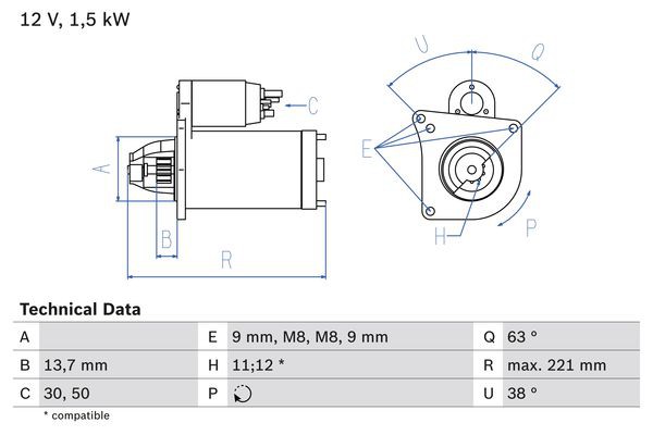BOSCH BX ΜΙΖΑ PEUGEOT BOSCH 0 986 022 790