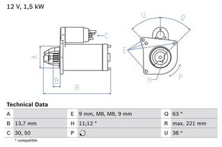 BOSCH BX ΜΙΖΑ PEUGEOT BOSCH 0 986 022 790