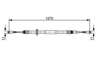 BOSCH ΝΤΙΖΑ ΧΕΙΡΟΦΡΕΝΟΥ BOSCH 1 987 482 501