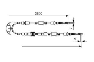 BOSCH ΝΤΙΖΑ ΧΕΙΡΟΦΡΕΝΟΥ FORD BOSCH 1 987 477 731