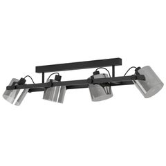 Φωτιστικό Οροφής Τετράφωτο 4xE27 L1110xH265mm Μέταλλο-Ξύλο-Γυαλί Eglo Hornwood 2 43671