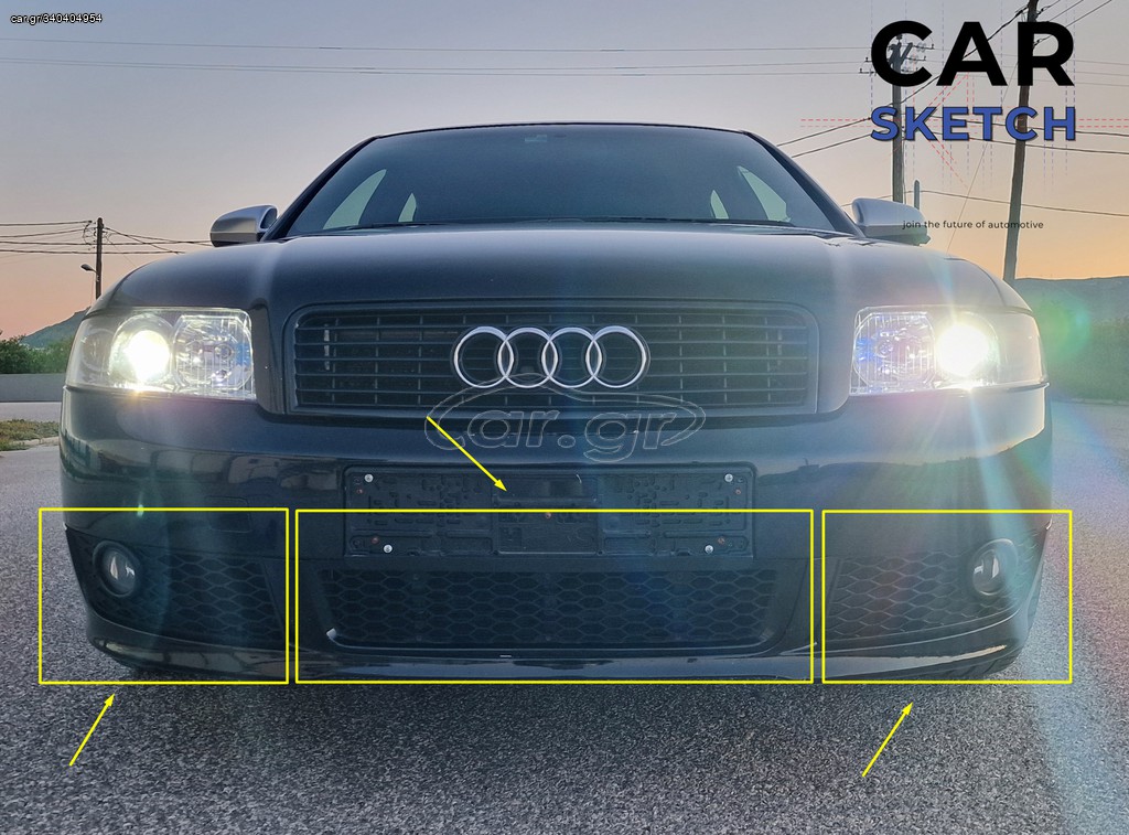 Audi A4 B6 USP - S LΙΝΕ Κεντρική Γρύλλιες προφυλακτηρα *ΔΙΑΒΑΣΤΕ ΠΕΡΙΓΡΑΦΗ*