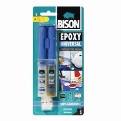 Εποξική Κόλλα Bison Epoxy Syringe UNIVERSAL 24ml Γενικής Χρήσης