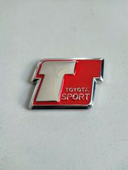 ΣΗΜΑ ΜΕΤΑΛΛΙΚΟ ΑΥΤΟΚΟΛΛΗΤΟ ΣΜΑΛΤΟ TOYOTA TSPORT 