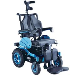 Ηλεκτροκίνητο Αναπηρικό Αμαξίδιο Ορθοστάτης 42cm Γαλάζιο Angel Mobiak 0806240 ΕΟΠΥΥ 00114 - Mobiakcare