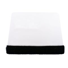 Σπάτουλα με τσόχα Squeegee λευκή 90x78 mm