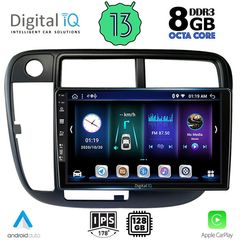 DIGITAL IQ BXD 8186_CPA CLIMA (9inc) MULTIMEDIA TABLET OEM HONDA CIVIC mod. 1995-2001