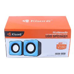 Speakers, Kisonli, V310, 2x0.5W, USB