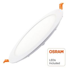 LED Φωτιστικό Οροφής Xωνευτό Στρογγυλό Osram SMD  24W 3000K 140lm/W - 01-010-020