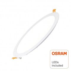 LED Φωτιστικό Οροφής Xωνευτό Στρογγυλό Osram SMD 30W 4000K 140lm/W - 01-010-011