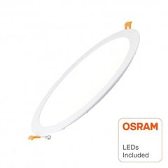 LED Φωτιστικό Οροφής Xωνευτό Στρογγυλό Osram SMD 30W 5700K 140lm/W - 01-010-010