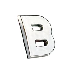 Αυτοκόλλητο Γράμμα Χρωμίου 3D "B" 2.7x2.5cm 1 Τεμάχιο - 00012