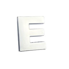 Αυτοκόλλητο Γράμμα Χρωμίου 3D "E" 2.7x2.5cm 1 Τεμάχιο - 00015