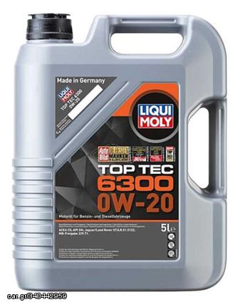 LIQUI MOLY 0W-20 TOP TEC 6300 5L  21217