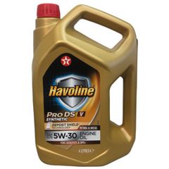 5W-30 TEXACO HAVOLINE PRODS V 4L   Ενα υψηλής απόδοσης συνθετικό λιπαντικό κινητήρα LOW SAPS ειδικά σχεδιασμένο με πρόσθετα προηγμένης τεχνολογίας για να ανταποκρίνεται στις απαιτητικές προδιαγραφές