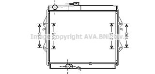 ΨΥΓΕΙΟ ΝΕΡΟΥ 2,4D(45x52,5x3,5)(ΕΝΙΣΧΥ RADIATOR 2,4cc D(45x52,5x3,5) TO2492 164005B600