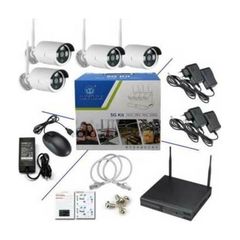 Lylu 5G Kit Ολοκληρωμένο Σύστημα CCTV με 4 Ασύρματες Κάμερες Ασύρματο Καταγραφικό - Full HD 5G Kit Camera