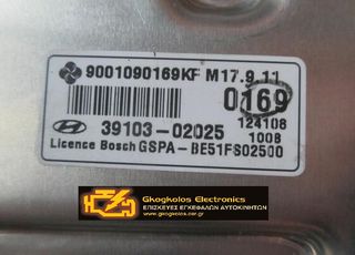 ΕΓΚΕΦΑΛΟΣ HYUNDAI KIA i10 3910302025 39103-02025 9001090169KF M17.9.11 G4HG ΞΕΚΛΕΙΔΩΤΟΣ ΑΡΙΣΤΟΣ - ΕΓΓΥΗΣΗ!!