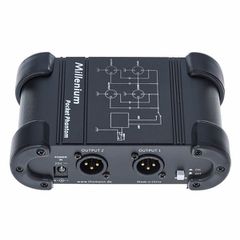 Millenium Pocket Phantom Power Supply for 2 Condenser Microphones - Millenium