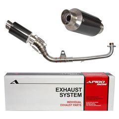Εξάτμιση High Up 200MM Honda Supra 100 APIDO Carbon (002/1106)