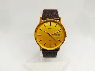 Vintage Ρολόι Timex Gold-Tone Quartz  Α9046 ΤΙΜΗ 135 ΕΥΡΩ