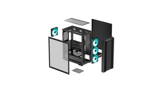 DeepCool CC560 V2 Midi Tower Black-thumb-1