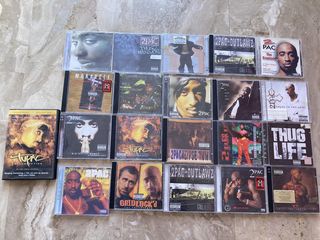 Δισκογραφια του 2pac  20 γνησια cd και 1 dvd Πωλειται ως σετ