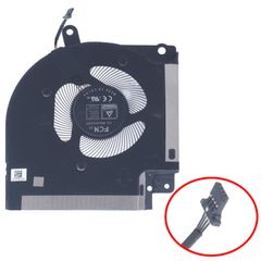 Ανεμιστηράκι Laptop - CPU Cooling Fan για Dell Alienware X17 R1 X17R1 X17 R2 X17R2 2021 Series CN-0X63JW 0X63JW EG50061S1-1C040-S9A 4pin ( Κωδ.81193 )