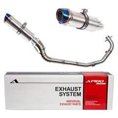 ΕΞΑΤΜΙΣΗ APIDO HIGH UP HONDA GTR 150 (004-1190 SILVER-BLUE)