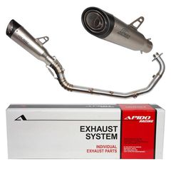 ΕΞΑΤΜΙΣΗ APIDO HIGH UP HONDA GTR 150 (004-0125-SC SILVER)