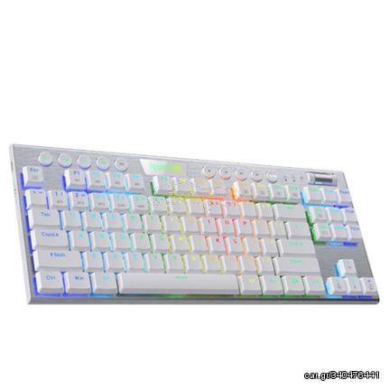 Gaming πληκτρολόγιο - Redragon K621W-RGB Horus TKL (WHITE) | Pancarshop