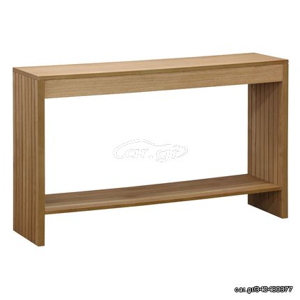 260-000003 Κονσόλα Focused pakoworld MDF φυσικό 120x35x74εκ MDF - PARTICLE BOARD WITH PAPER WOOD - TOP 18MM - SIDE 30MM - FRONT 15MM NATURAL, 1 Τεμάχιο