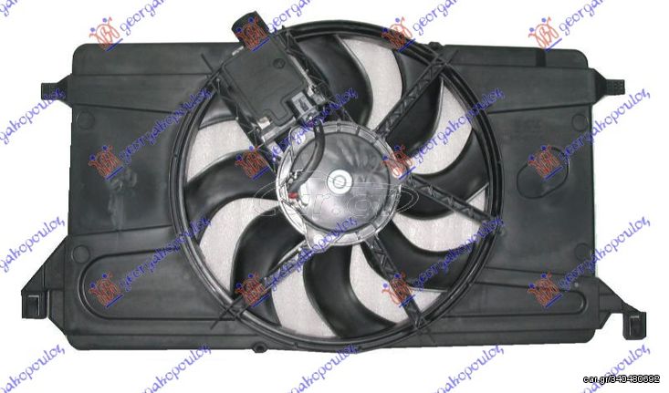 Βεντιλατέρ Ψυγείου Κομπλέ 1,4-1,6 Βενζίνη +A/C / FORD FOCUS 08-11 / 1344539 - 1 Τεμ