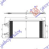 Ψυγείο Α/C 2,2-2,3-3,0 D HDi (71x37x16) / CITROEN e JUMPER 20- / 6455EQ - 1 Τεμ